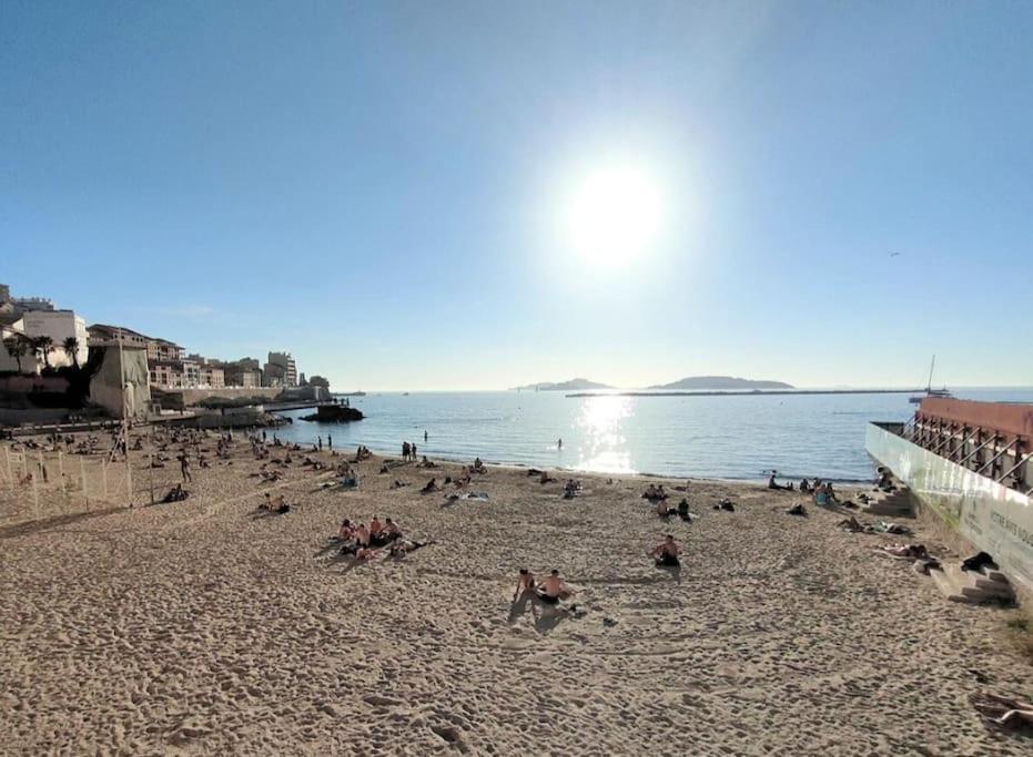 Loft Spacieux-2 Min De La Plage Marseille Eksteriør billede