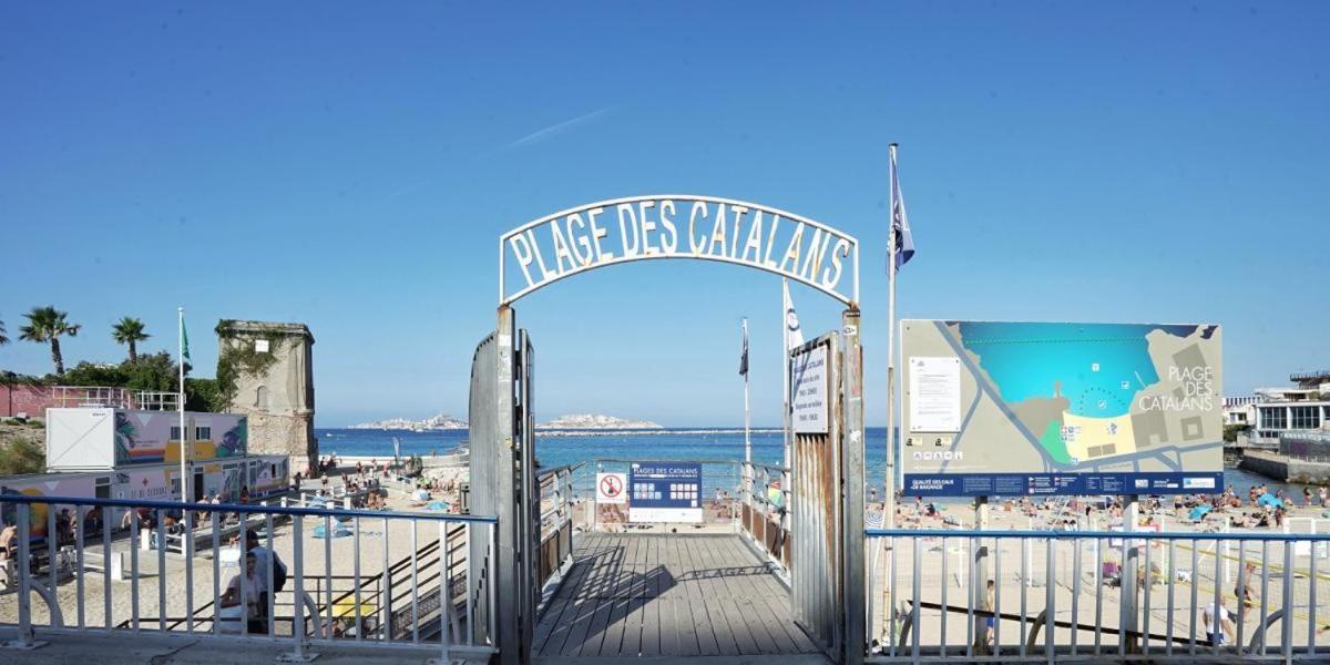 Loft Spacieux-2 Min De La Plage Marseille Eksteriør billede